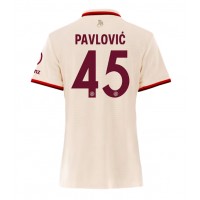 Billiga Bayern Munich Aleksandar Pavlovic #45 Tredje fotbollskläder Dam 2024-25 Kortärmad